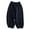 Black, variant on OVAFBAU Boys Girls Cotton Casual Pants Girls Cotton Wide-Leg Soft Breathable Summer Pants