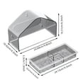 thumbnail image 3 of Song Feeder Squirrel Proof Feeder S for outside Feed Bags for Corn Clear Feeder Extension Pole with Hook for Feeders Window Bird Feeders With Strong Suction Cups Color Printed For Wild Birds, 3 of 4