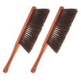 thumbnail image 1 of WEUVEB 2 Pcs Brosses à Main en Bois Légères Poils Doux Marron pour Cheminée et Cheminée, 1 of 8
