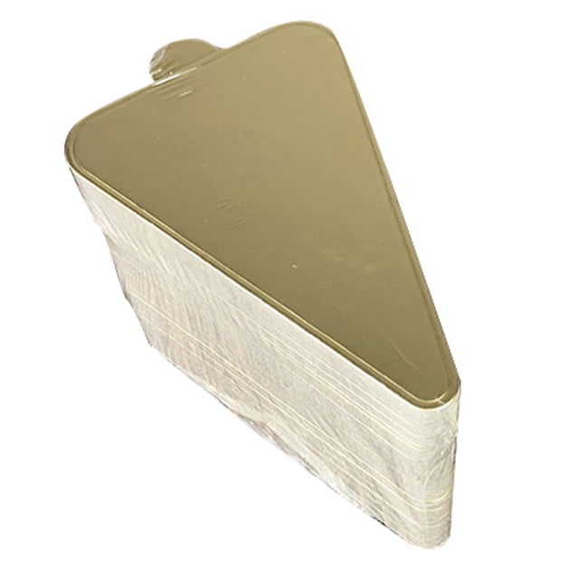 Minkissy 100Set Mousse Cake Boards Paper Cake Tray Golden Paper Prevent Sticking Church Event