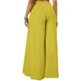 thumbnail image 5 of ZANZEA Women High Waist With Belted Wide Leg Pants Pleated Culottes Trousers, 5 of 5