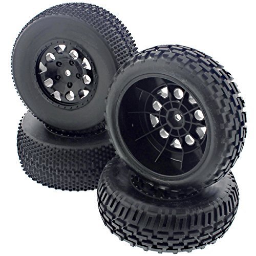 AE Team Associated 1/10 SC10B RS 2WD * LLANTAS Y RUEDAS TRASERAS DELANTERAS * Espuma hexagonal de 12 mm Team Associated DHZSC10BTires