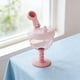 thumbnail image 3 of Learning Cup, Vaso de pajita con pie alto, 6oz 180 ml tapa a prueba de derrames • Plástico de alta resistencia al calor • Marcas de medición claras • Vaso EasyDrinking, 3 of 7