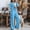 Blue women's two piece lounge set a1, variant on Women's V Neck Long Sleeve Cardigan Two Piece Set Wide Leg Pants Casual Lounge Outfits Solid Basic Matching Tracksuits Loungewear Travel Airport Clothes, Green M
