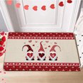 thumbnail image 4 of Back To School!Outdoor Doormats for Front Door,Valentines Day Door Mat,Valentines Welcome Mats,Outdoor for Front Door Valentine Gnomes Love Hearts Gifts,Non Slip Doormat Indoor Entryway Floor Rug, 4 of 8