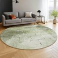 thumbnail image 6 of Addison Rugs Mayfield Premium Machine Washable Transitional Geometric Aloe Round Rug, 8' x 8', 6 of 6