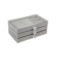 thumbnail image 1 of Sokhug Drawer Multifunctional Dustproofs Jewelry Sense Box Simples Display Premiums Jewelry Box Organizer, 1 of 6