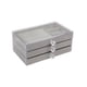 thumbnail image 1 of Fiudx Caja de Almacenamiento con Cajones, Diseño Transparente Multifuncional, Apilable para Ahorrar Espacio, Cajones a Prueba de Polvo, Organización Ordenada, Oficina En Casa, Solución de Almacenamie, 1 of 6