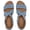 LightBlue 7005, variant on Women's Comfortable Flat Slide Sandals - Summer Fashionable with Elastic Ankle Strap.