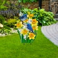 thumbnail image 2 of Briarwood Lane Bluebirds and Daffodils Metal Art, 2 of 3