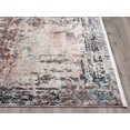 thumbnail image 4 of Abani Azure Collection Terra Cotta 4' x 6' Distressed Vintage Area Rug, 4 of 5