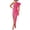 Hot Pink, variant on Qiopertar Women's Sleeveless Skew Collar Mini Dress Casual Lace Off Shoulder Slit Party Cocktail Evening Elegant Solid Color Dress, White M