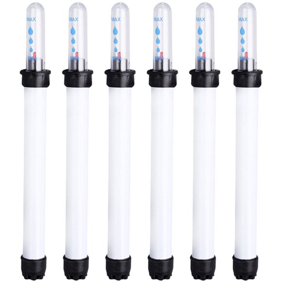 KAKOWELY 6pcs Water Level Indicator Water Level Gauge Flower Pot Water Shortage Reminder,7.87X"X0.79"X0.79"