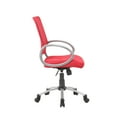thumbnail image 4 of Boss Office Products Red Adjustable Breatheable Task Chair, 4 of 6