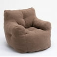 thumbnail image 3 of Bean Bag Chairs, Modern Accent Chair for Adults & Kids Ultra Soft Sofa Chair for Living Room, Bedroom, Apartment,Coffee, 3 of 7