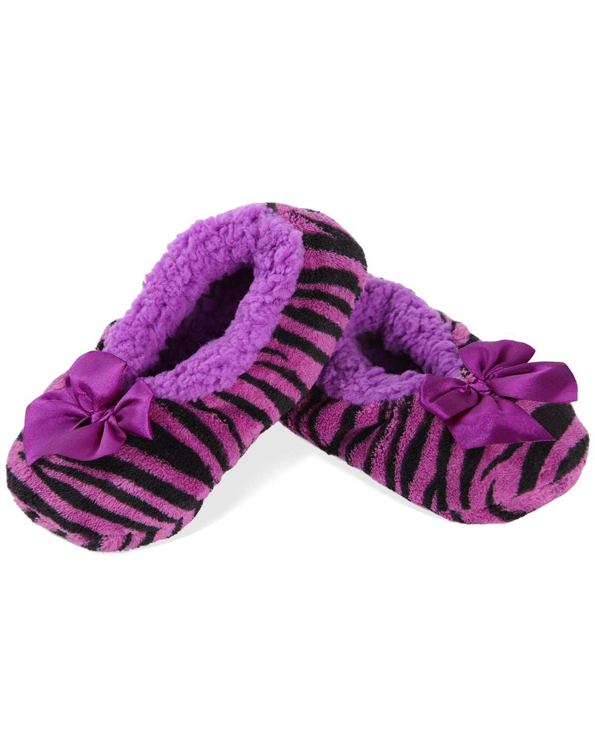 kids purple slippers