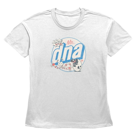 Womens Jurassic World Mr. DNA Cartoon T Shirt
