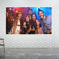 Worgeous Portable Projector Screen for Home Use with Crisp Images and Foldable Design 100 inches