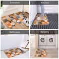 thumbnail image 6 of KLL Cute Cat Paw Print Front Door Mat Indoor Outdoor Entrance, Non-Slip Mat All-Weather Doormat Indoor Outdoor Rug Patio Porch Entryway Mat, 23.6''x15.7'', 6 of 7