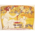 thumbnail image 3 of Emmanuel-Joseph Orazi 14x11 Black Modern Framed Museum Art Print Titled - French Wine League (C.1901), 3 of 5