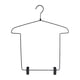 thumbnail image 1 of Perchero de alambre metálico con forma de cuerpo para niñas, perchero para ropa, perchero para pantalones negro, 1 of 9