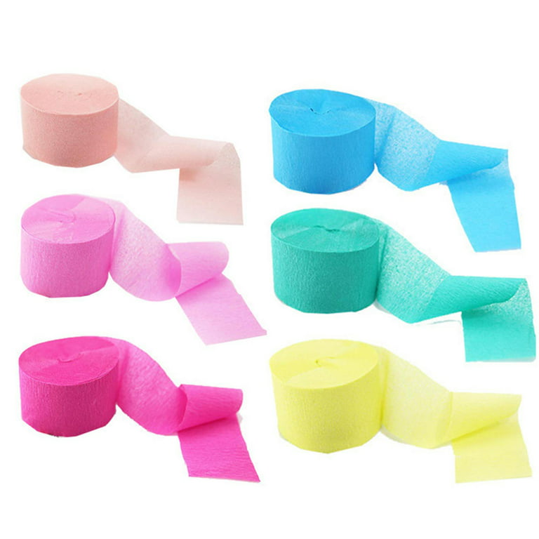 8 Rolls Crepe Paper Streamers for Wedding Streamers Birthday Decorations  Baby Shower Graduation DIY Supplies(Si/Pu) : Buy Online at Best Price in  KSA - Souq is now : Arts & Crafts
