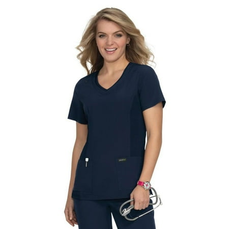 koi Planet Women's 1034 Longevity Top Navy X-Small