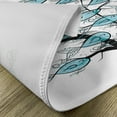 thumbnail image 5 of Ambesonne Fish Place Mats Set of 4, Sea Animals on Tree Theme, Standard Size, Blue and Black, 5 of 6