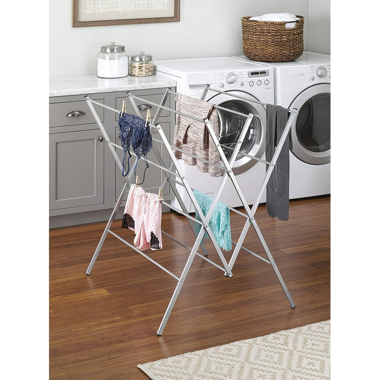White Large A-Frame Clothes Drying Rack