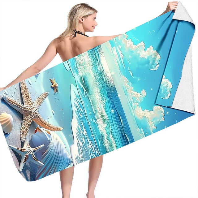 Serviettes de Plage pour Femmes, Pyjamas pour Femmes, Pyjamas Imprimés à la Mode et Tendance Serviettes de Bain Serviettes de Bain Serviettes de Plage, Pyjama pour Femmes