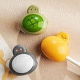 thumbnail image 3 of Cute Animal Shape Toothbrush Head Covers Hygienic Case with Strong Spring Cartoon Design Ventilated Storage for Manual Electric, 3 of 8