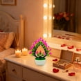 thumbnail image 6 of Valentine Decor Heart Shaped Tree with Vase Metal Frame Flowers Green Leaves Indoor Decorative Valentine's Day Gift Valentine Decorations​, 6 of 6