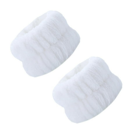 

Hadanceo 2Pcs Face Wash Wristbands Super Soft Highly Absorbent Elastic Allergy Free Quick Dry Coral Velvet Makeup Wrist Wraps Washing Face Wristbands