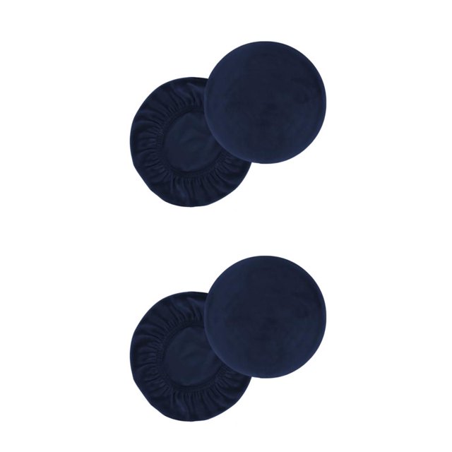 stanreset 1/2/3 2X Stool Cover Bar Supplies Dustproof Handily Install Party Accessories Multipurpose Exquisite Extendable Gear Navy-blue M 2PCS