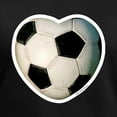 thumbnail image 3 of CafePress - Soccer Love Women's V Neck Dark T Shirt - Women's V-Neck Dark T-Shirt, 3 of 4