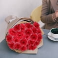 thumbnail image 6 of FRCOLOR  50 Pcs Faux Simulation Rose Head Artificial Flowers Decoration Silk Heads Bride, 6 of 8
