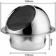 thumbnail image 3 of Cubierta de ventilación de escape, diseño de malla para un flujo de aire óptimo, respiraderos de plafón de acero inoxidable con barrera protectora, fácil instalación, acero inoxidable 304 duradero,, 3 of 5