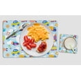 thumbnail image 3 of Printtoo Personalized Placemat & Coaster Set For Kids Toddlers,Birthday Gift For Boys,Gift For Girls,Transport-8x11.5 Inch, 3 of 5