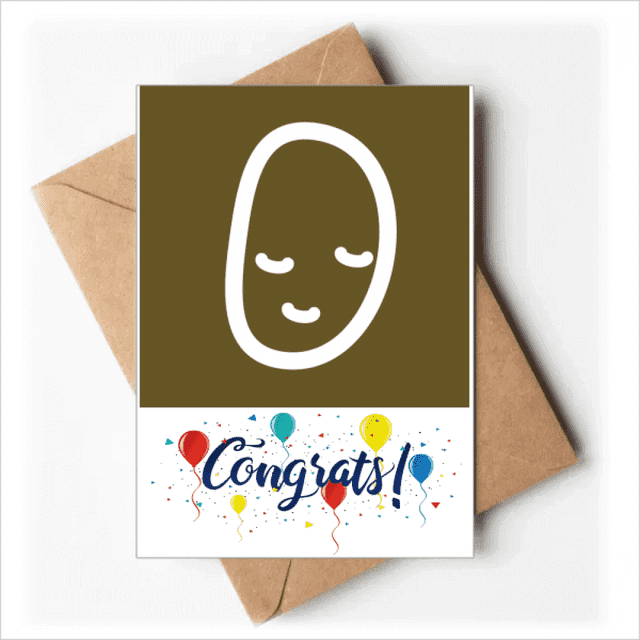 Hortalizas expresión feliz patata Sobre de la Carta de felicitación de la tarjeta de matrimonio