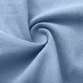 thumbnail image 7 of Aboser Asymmetrical Shirts for Women Trendy Cotton Linen Tops Dressy Casual Short Sleeve T Shirt Solid Color Beach Blouse Breathable Cozy Tunic Top Light Blue L, 7 of 7
