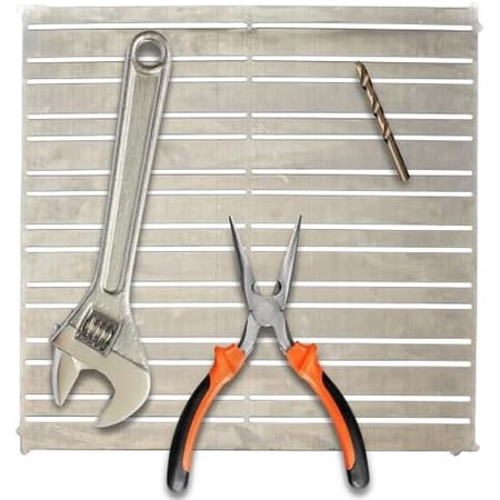 Magnetic Tool Holder – 12x12in Garage Organization Panel – Magnetic Board Garage Shelving Tool Organizer Storage Rack – Wall Mount Magnetic Tool Holder Strip Panel for Workshop Magnetic Tool Holder – 12x12in Garage Organization Panel – Magnetic Board Garage Shelving Tool Organizer Storage Rack – Wall Mount Magnetic Tool Holder Strip Panel for Workshop