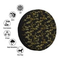 thumbnail image 5 of Spare Tire Cover, Leaves Green Wheel Cover Tire Covers for Trailers Car Truck Camper Universal Tire Covering Fits Diameter 15 inch, 5 of 7