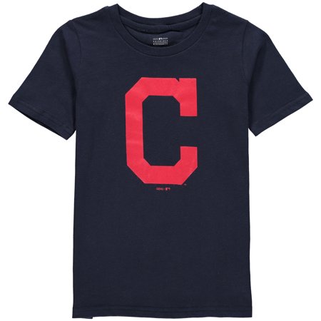 Cleveland Indians Logo Charm - Cleveland Indians Youth Primary Logo T-Shirt - Navy