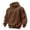 #02 Light Brown, variant on Hooded Sweatshirt for Men, Plain Solid Color Long Sleeve Casual Hoodie with Kangaroo Pocket for Fall Spring Daily Track Outfits,XXL,Light Gray