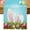 Blue, variant on Easter Table Runner 48 Inches Long for Kitchen Dining, Bunny Colorful Eggs Spring Floral Botanical Dresser Scarf Farmhouse, Dining Table Decorations for Wedding/Parties, 13 x 48 In