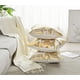 thumbnail image 3 of Dinheiro NeatBlanc Pack de 4 Fundas de Almohada Decorativas Funda de Cojín Hojas con Estampado Dorado 45 x 45 cm para Sofá Dormitorio Coche, 3 of 7