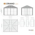 thumbnail image 5 of Sojag Striano 12 ft. x 14 ft. Gazebo Screen House, 5 of 8