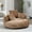 Coffee, variant on MOONMISS Chenille Upholstered Durable Comfort Lounger Bean Bag Lazy Sofa with Three Pillows-Gray