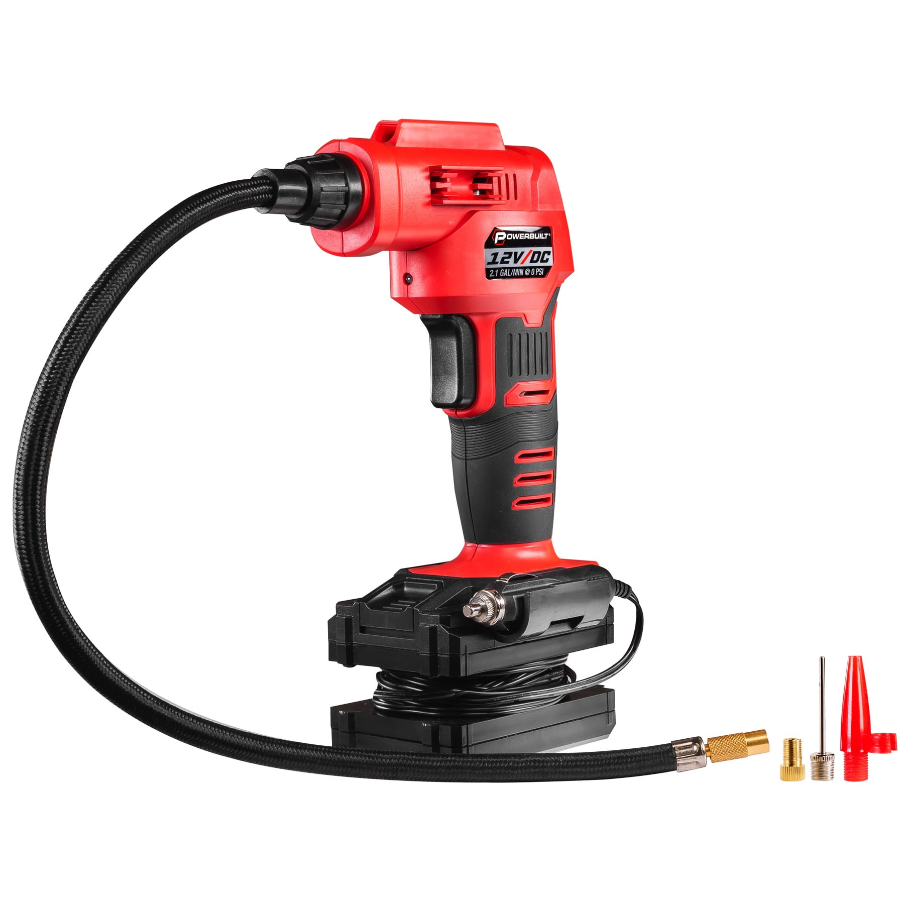 Powerbuilt 12V Portable Digital Air Compressor Tire Inflator Bike Pump
