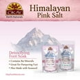 Himalayan pink salt with seaweed soothing mineral soak leaves feet